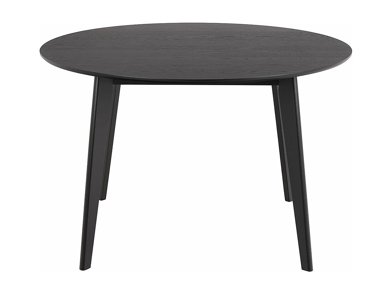Roxby table de salle à manger 120x120cm noire.