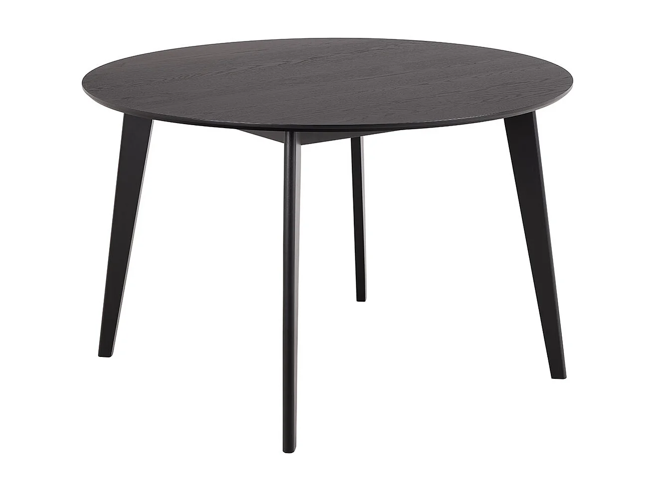 Rivers eetkamertafel 120x120cm zwart.