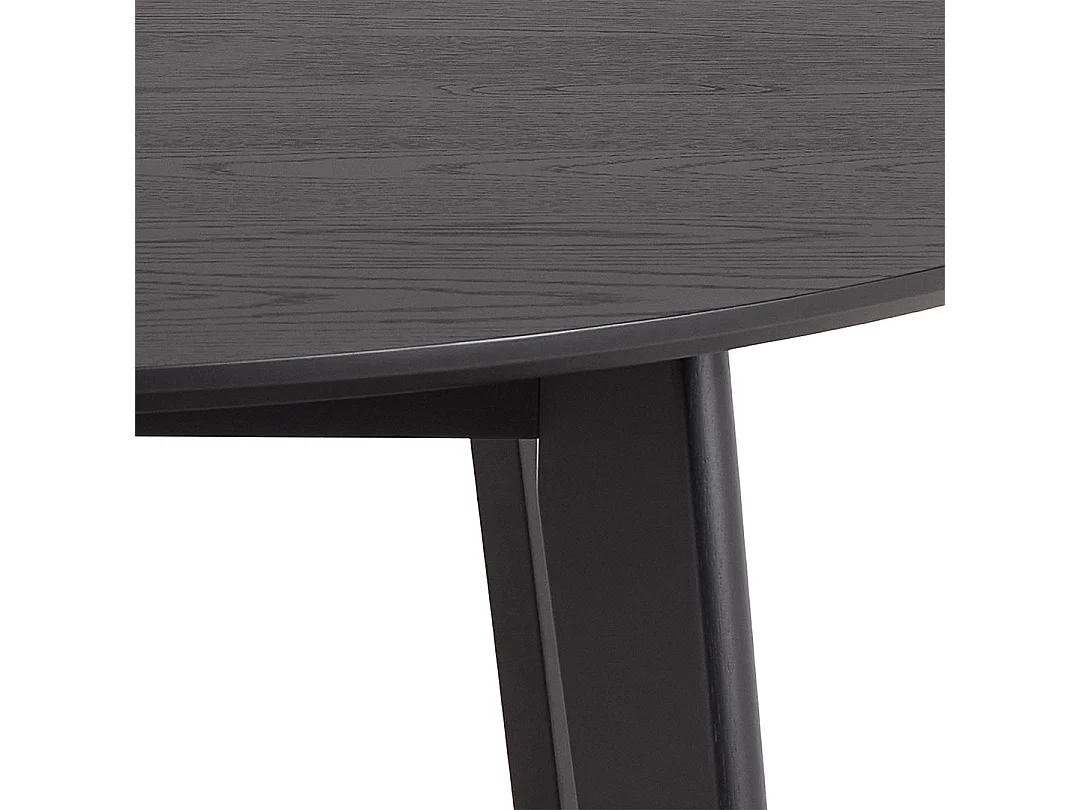 Rivers eetkamertafel 120x120cm zwart.