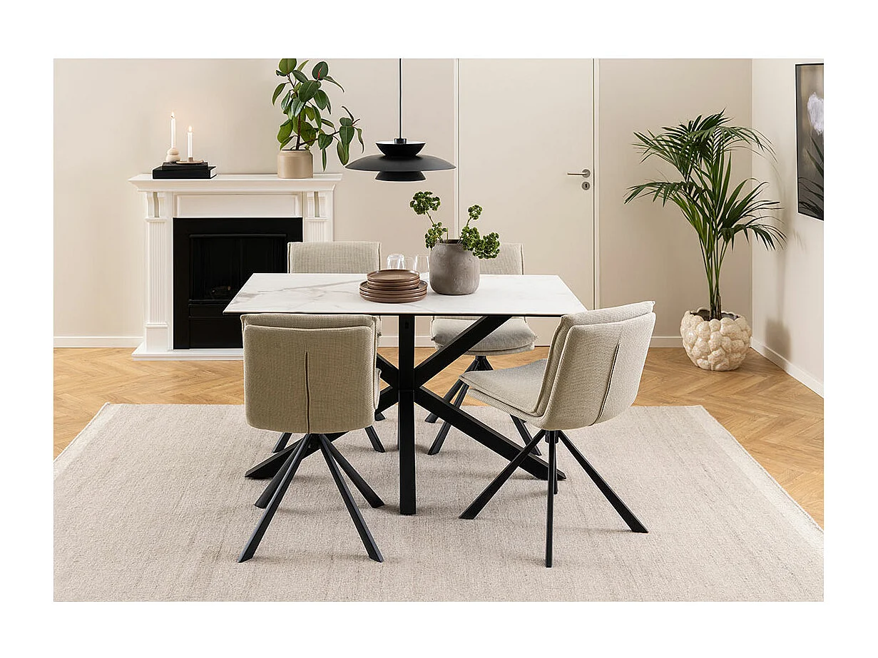 Heaven Esstisch 80x135cm Weiß.