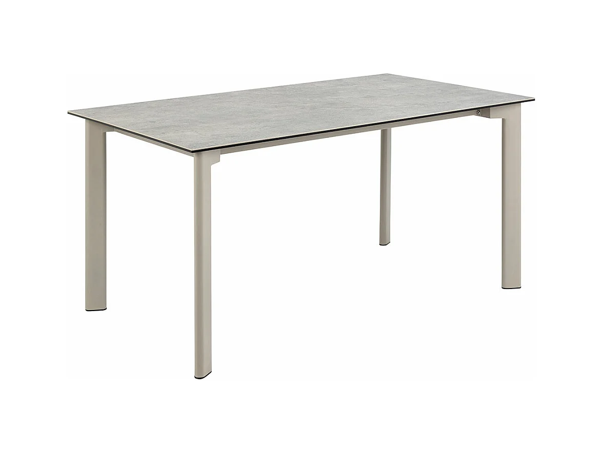 Palermo table de salle à manger 90x160cm gris.