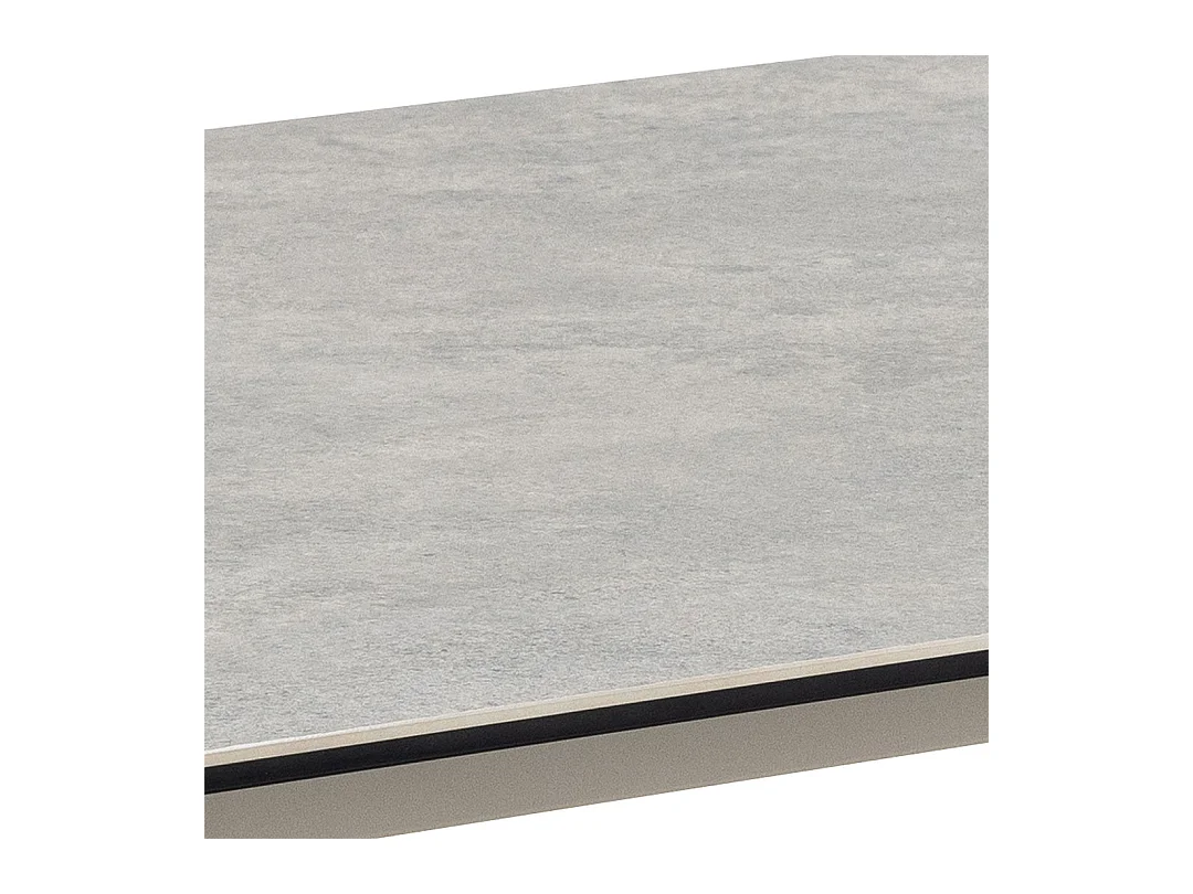 Palermo table de salle à manger 90x160cm gris.