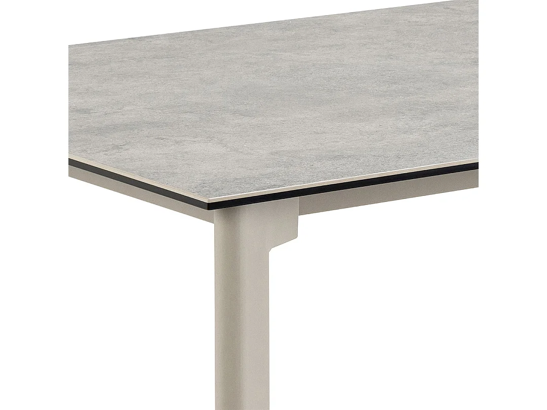 Marry eetkamertafel 90x160cm grijs.