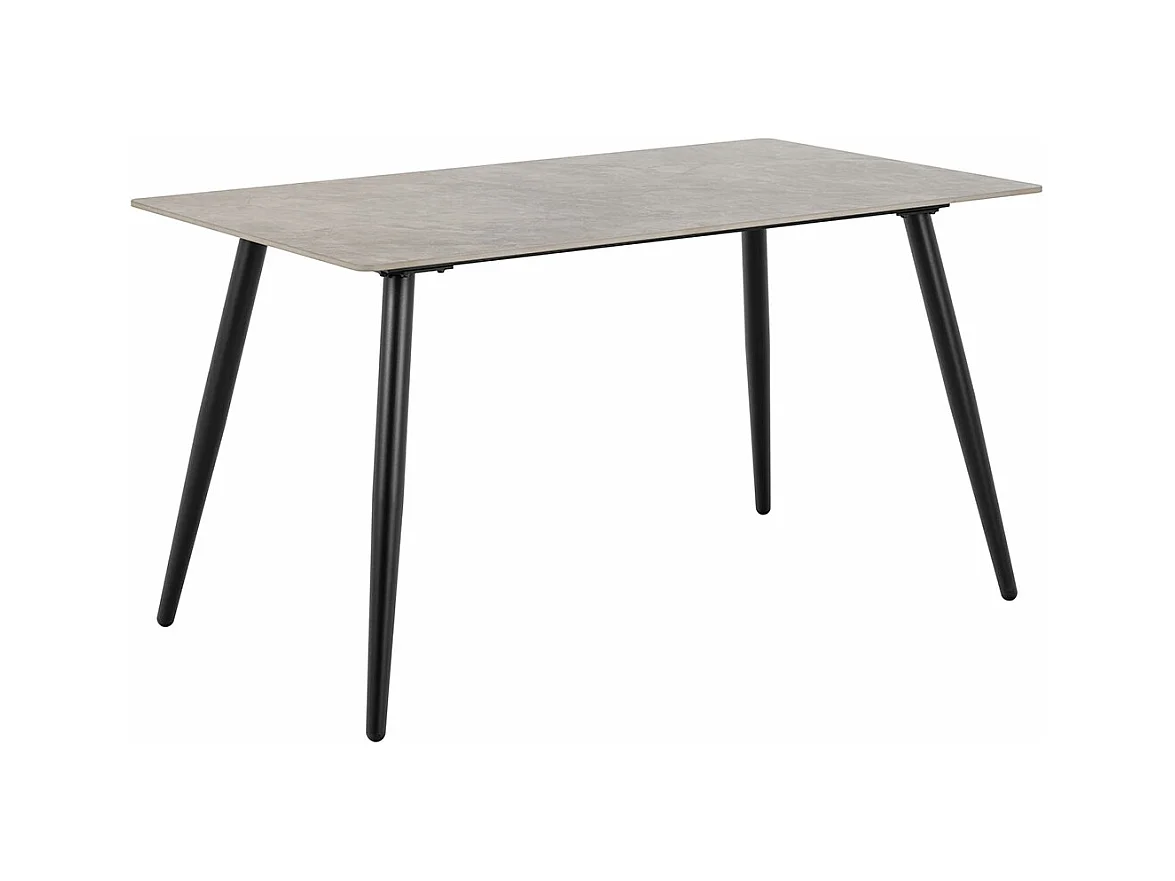 Wicklow table de salle à manger 80x140cm gris.