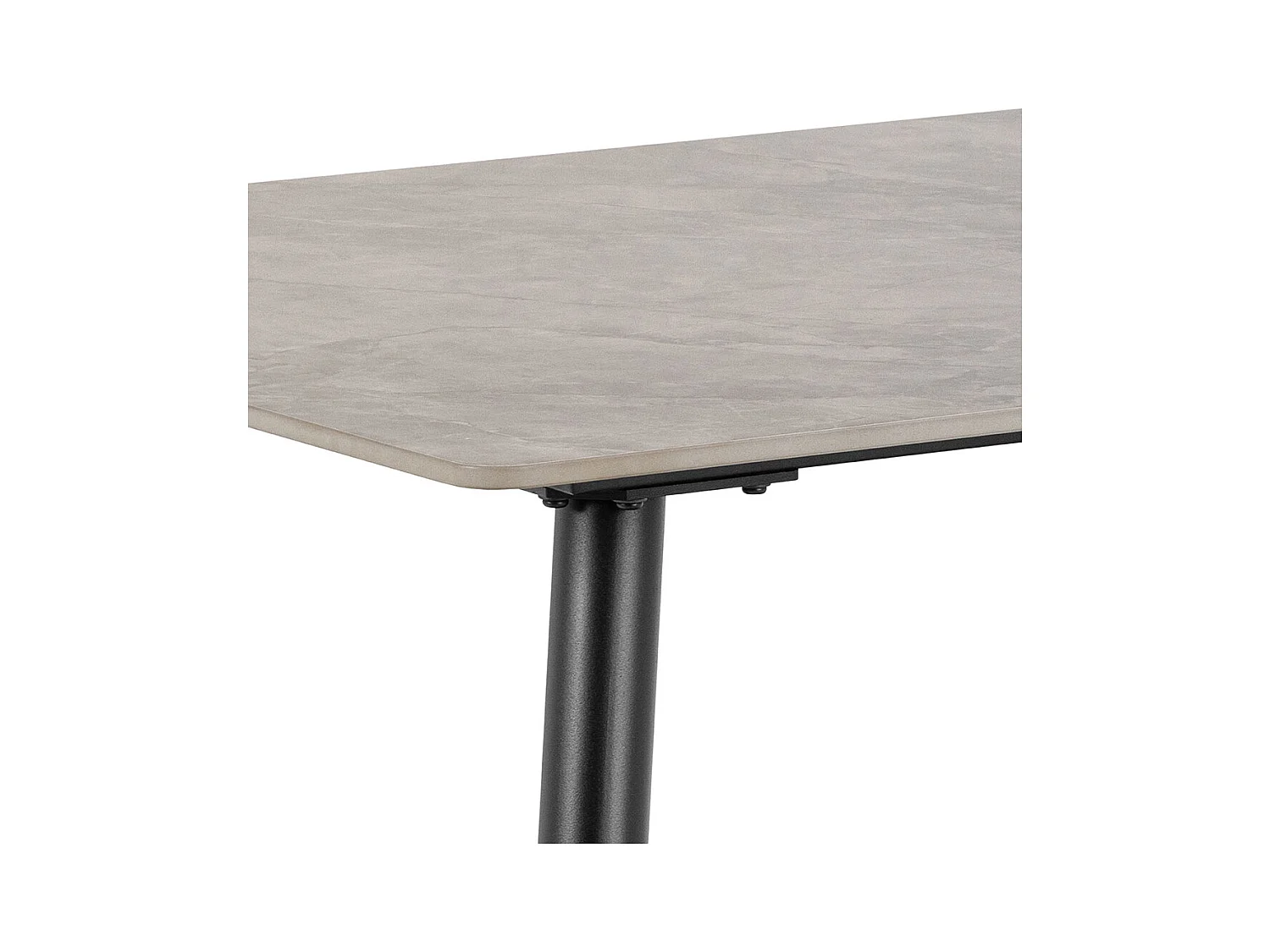 Wicklow table de salle à manger 80x140cm gris.