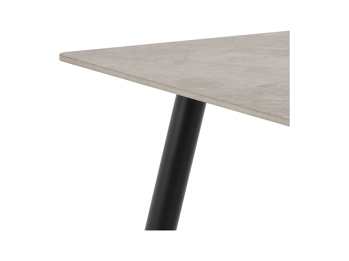 Wicklow table de salle à manger 80x140cm gris.