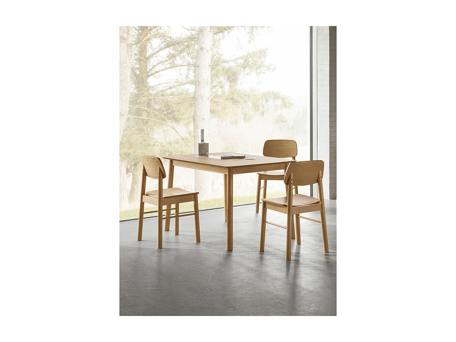 Barlow Esstisch 80x120cm Natur.