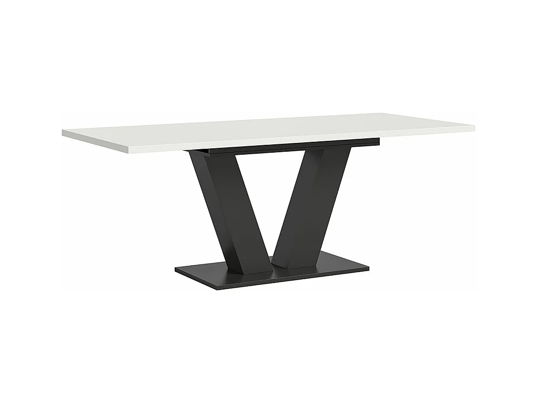 Motion table de salle à manger 150x90 cm blanc.