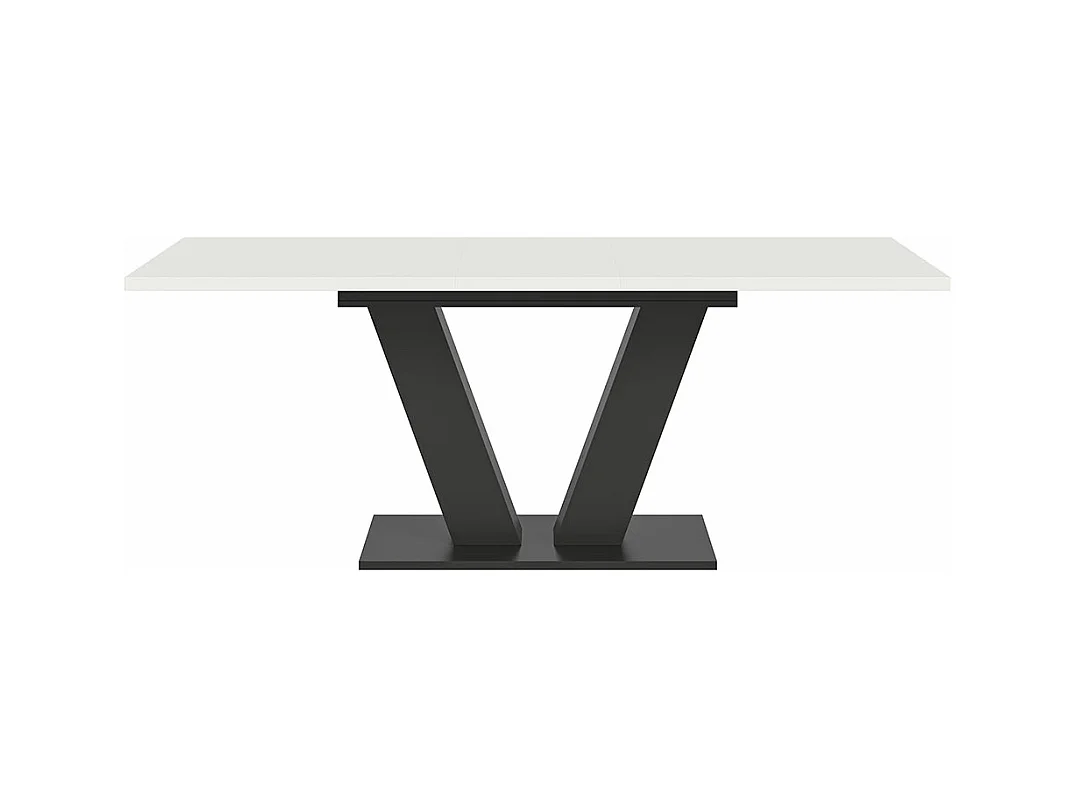 Motion table de salle à manger 150x90 cm blanc.