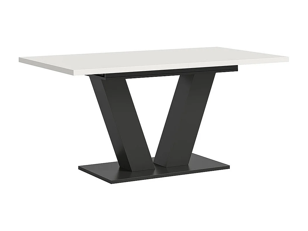 Motion eetkamertafel 150x90 cm wit.