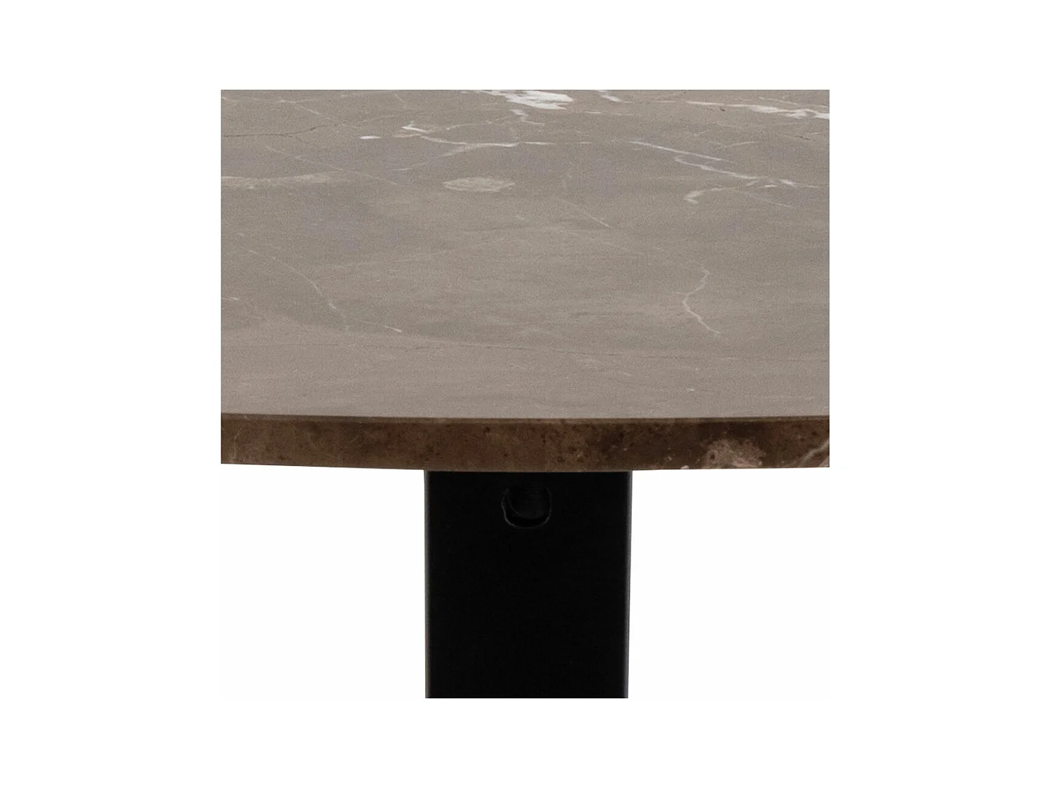 Heaven table de salle à manger 120x120cm marron.