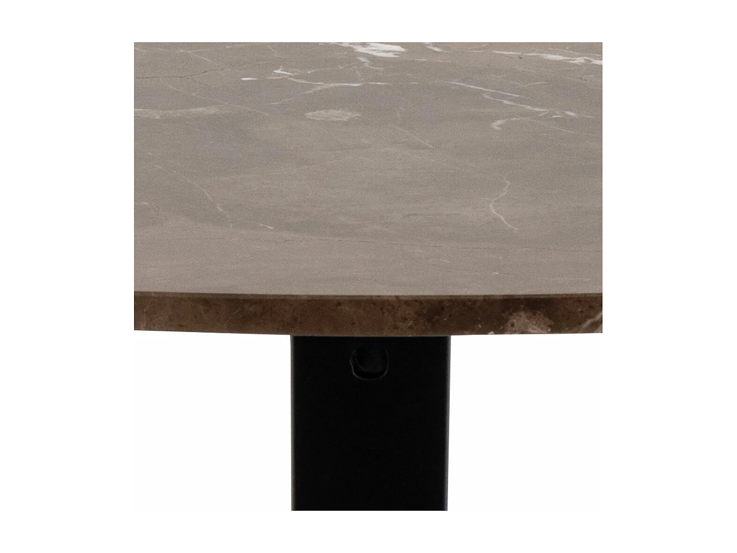 Heaven table de salle à manger 120x120cm marron.