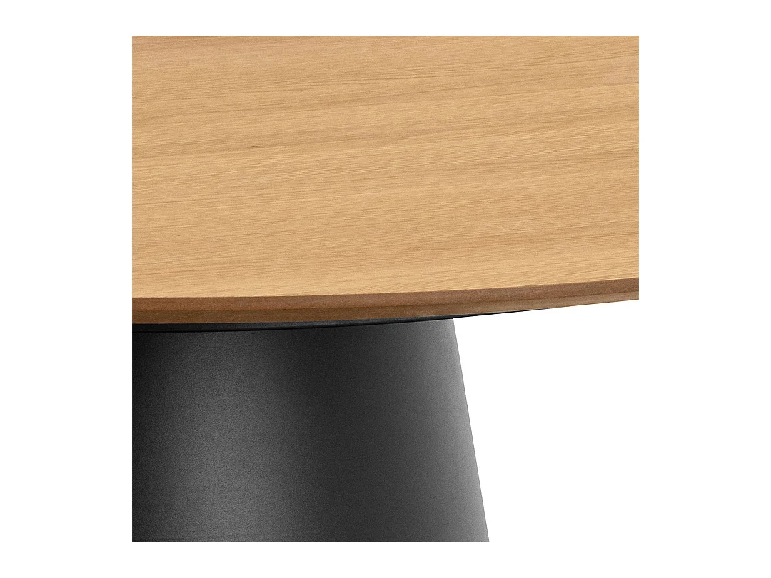 Soli table de salle à manger 120x120cm nature.