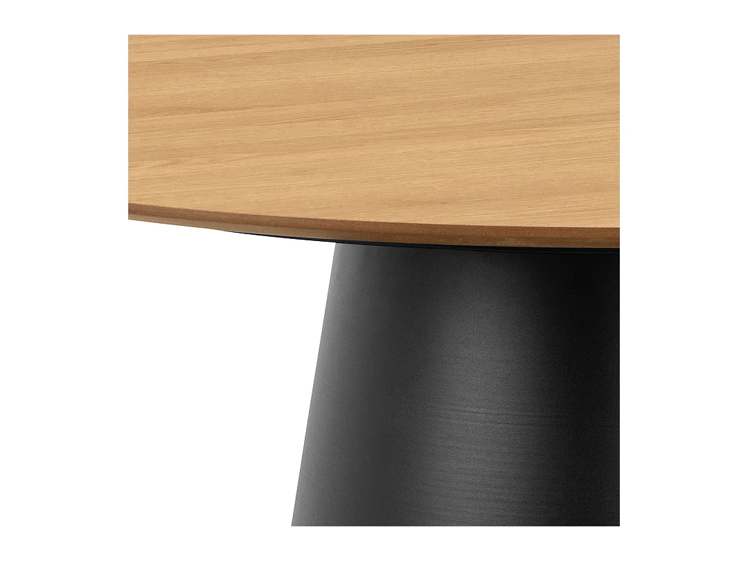 Soli table de salle à manger 120x120cm nature.