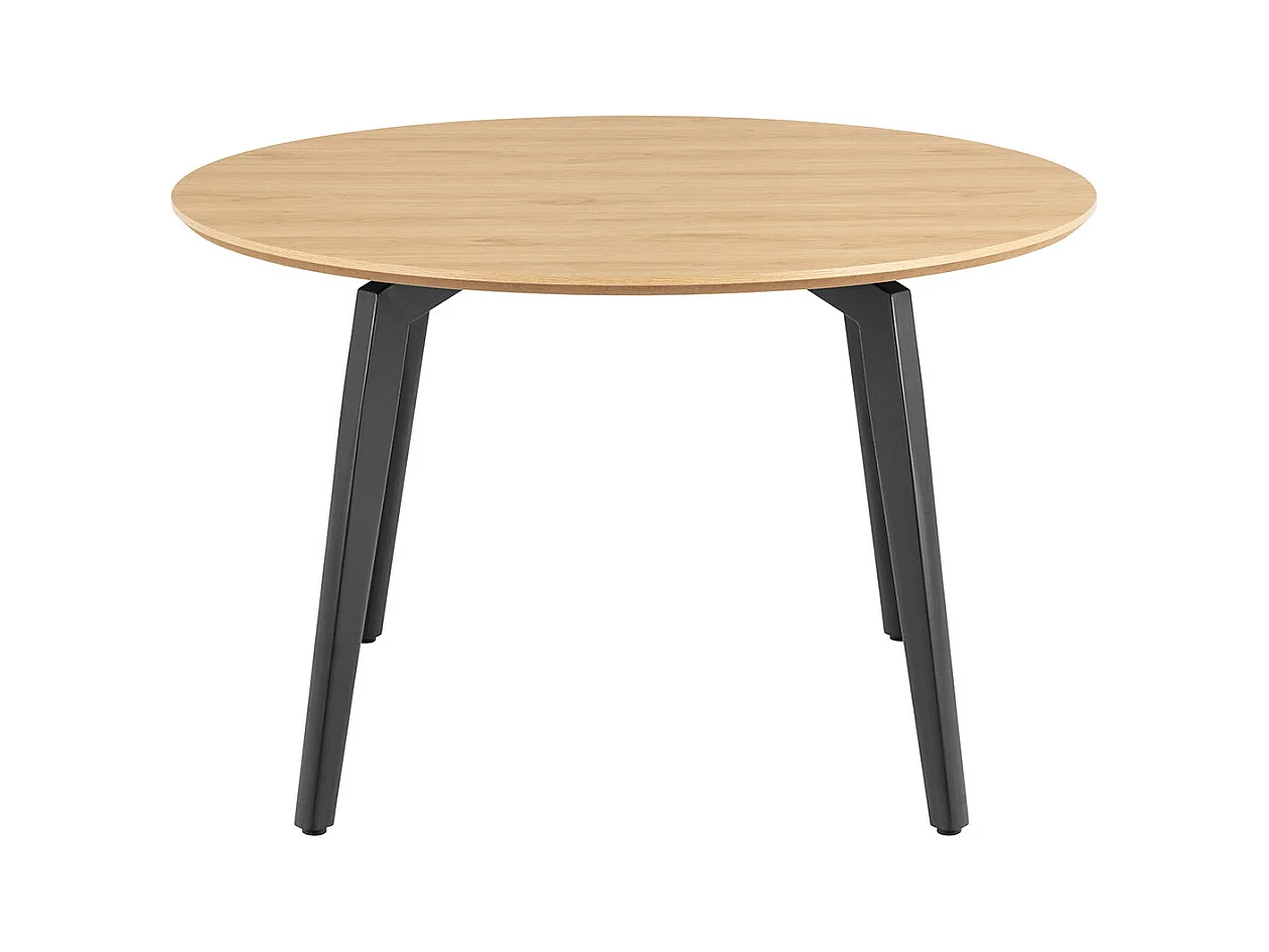 Cadiz table de salle à manger 120x120cm nature.