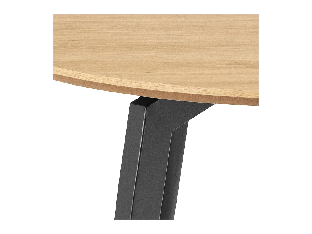 Cadiz table de salle à manger 120x120cm nature.