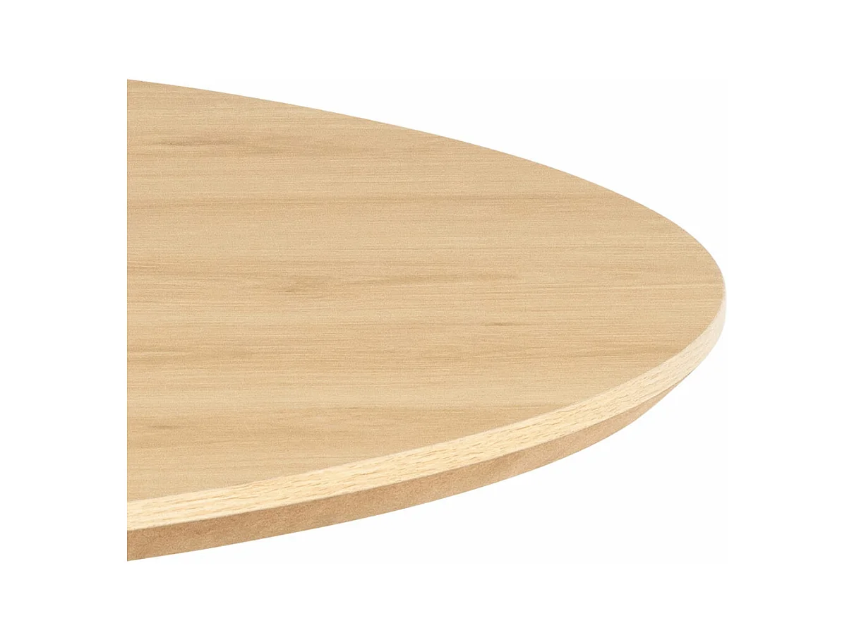 Cadiz table de salle à manger 120x120cm nature.