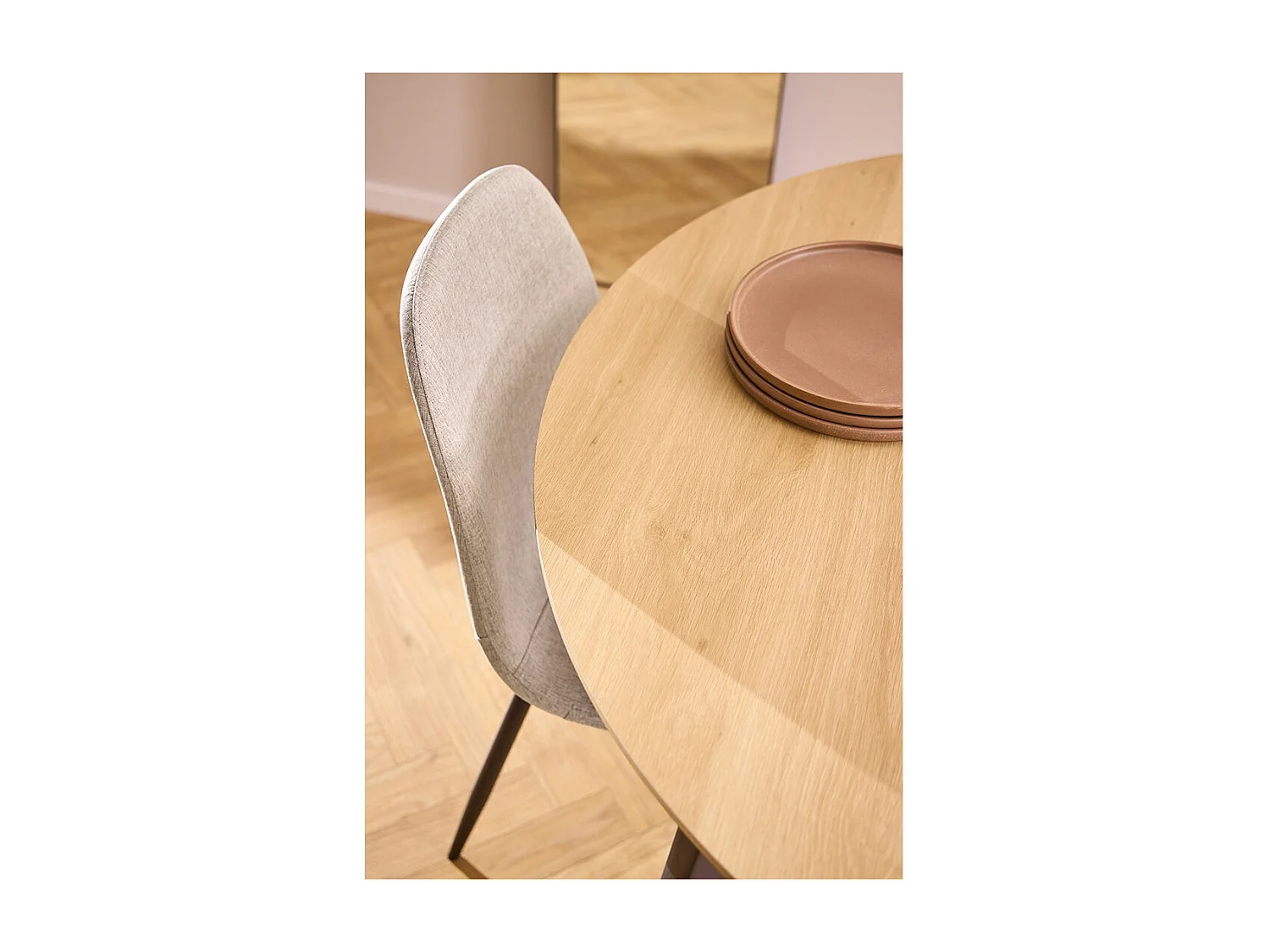 Cadiz Esstisch 120x120cm Natur.