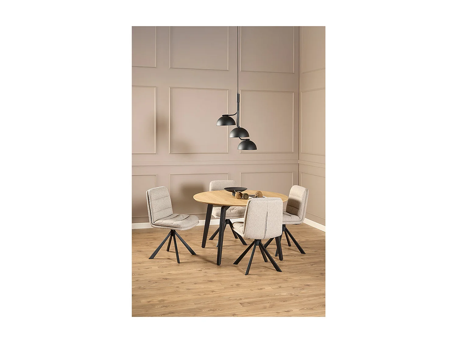 Cadiz Esstisch 120x120cm Natur.