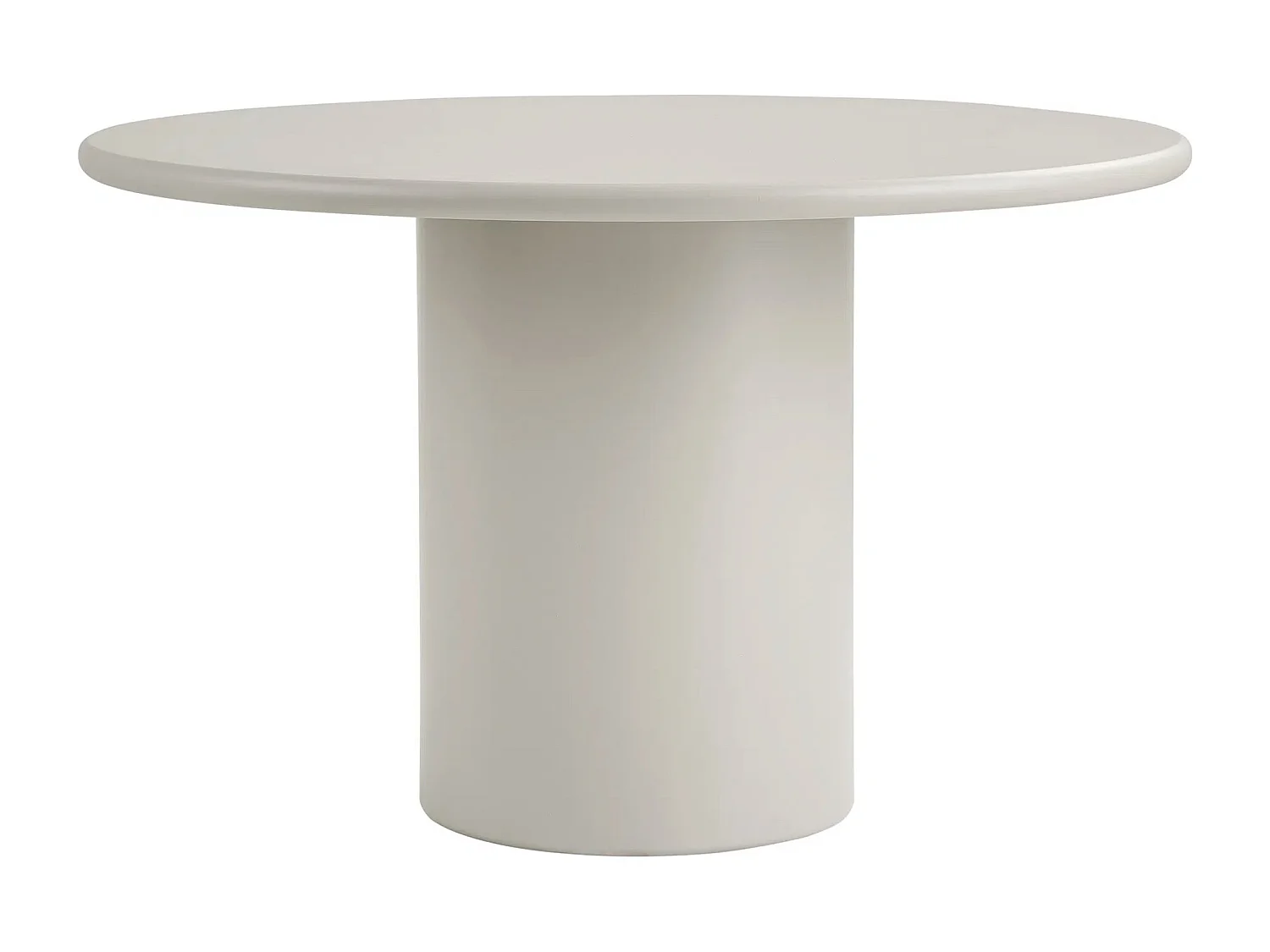 Table à manger ronde NAGANO Ø120cm – Bois grège