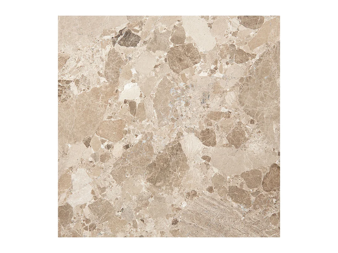 Naxos table de salle à manger 130x130cm marron.