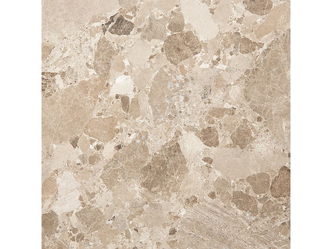 Lyric eetkamertafel 130x130cm bruin.