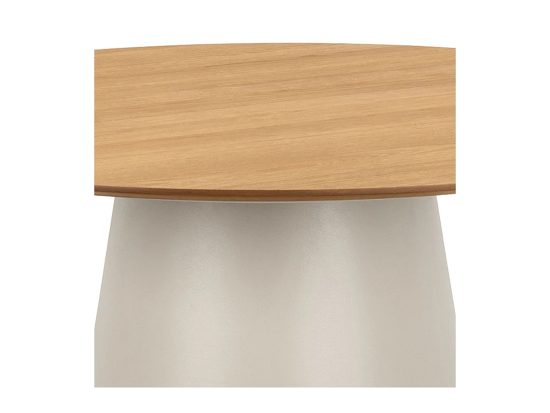 Soli table de salle à manger 120x120cm nature.