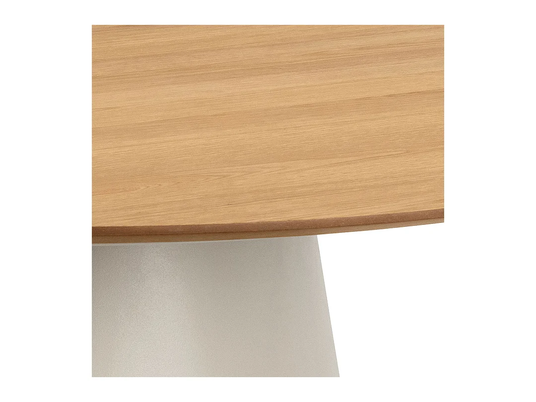 Soli table de salle à manger 120x120cm nature.