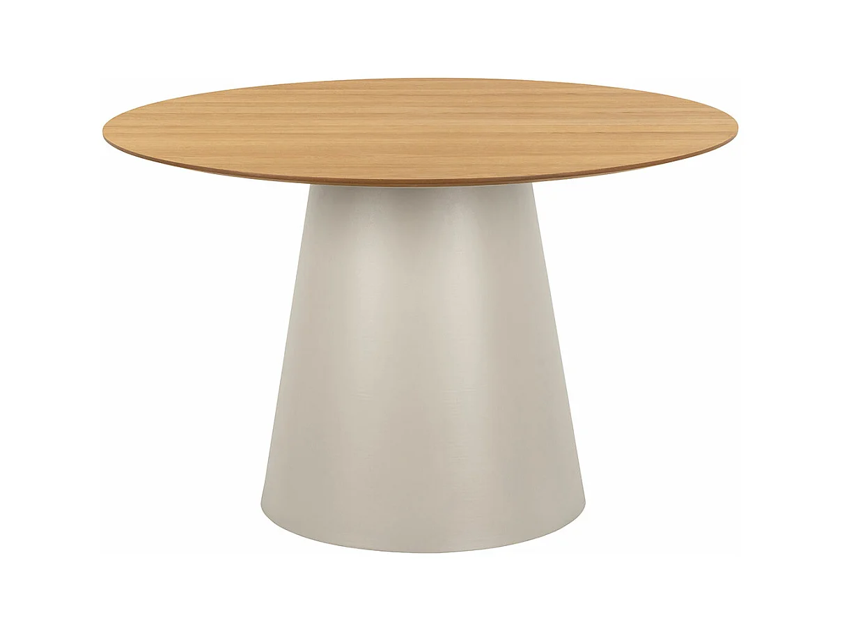 Soli table de salle à manger 120x120cm nature.