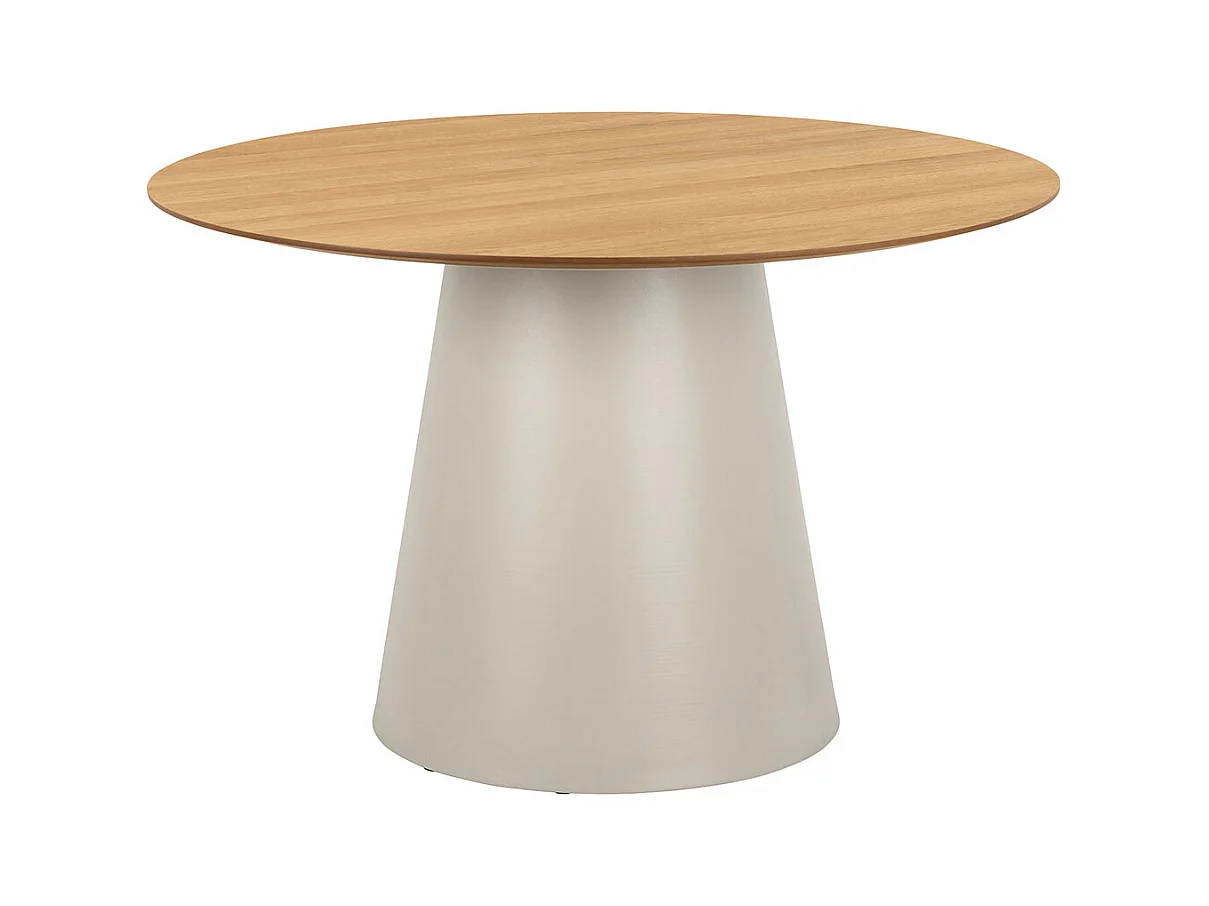 Saul eetkamertafel 120x120cm natuur.