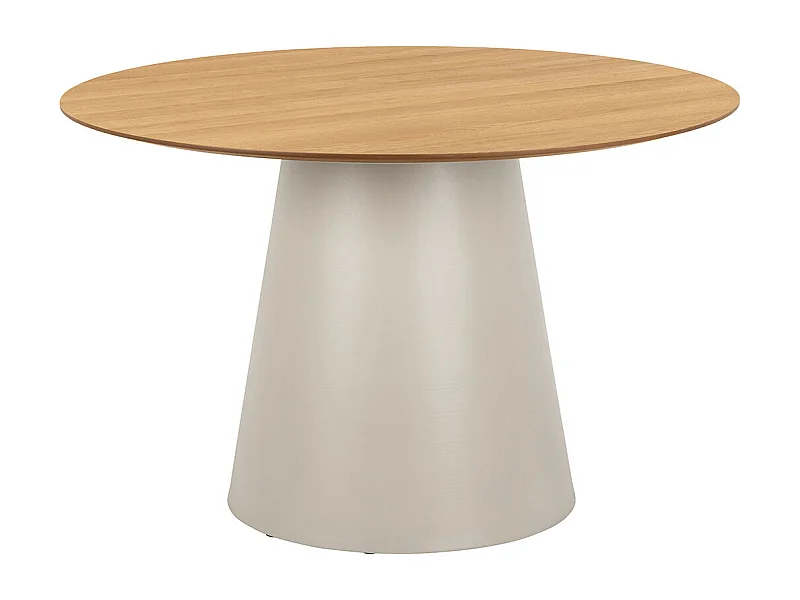 Saul eetkamertafel 120x120cm natuur.