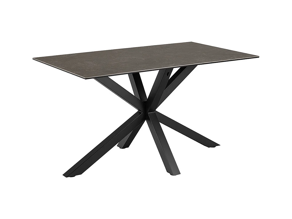 Heaven table de salle à manger 80x135cm noire.