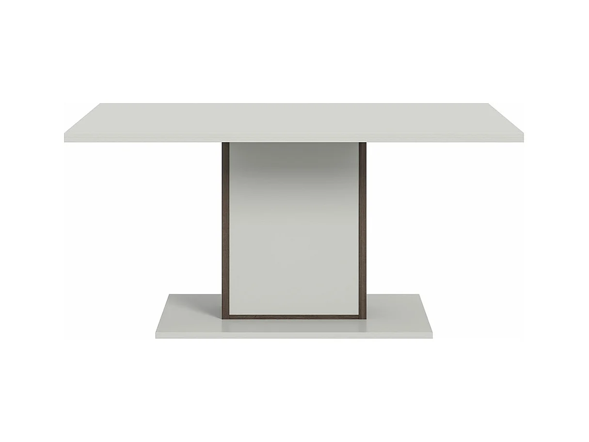 Falcona table de salle à manger 160x90 cm gris clair.