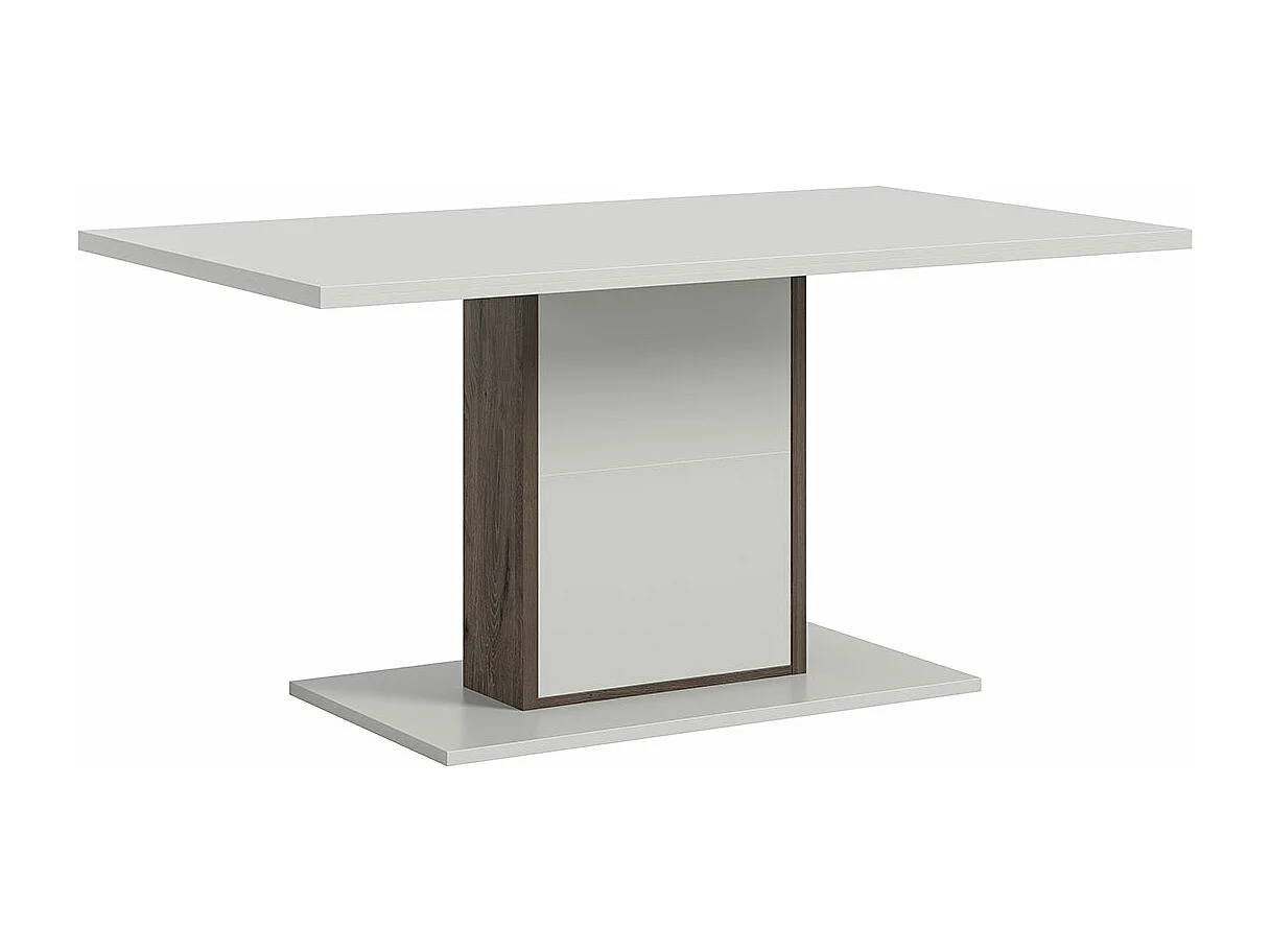 Falcona eetkamertafel 160x90 cm lichtgrijs.