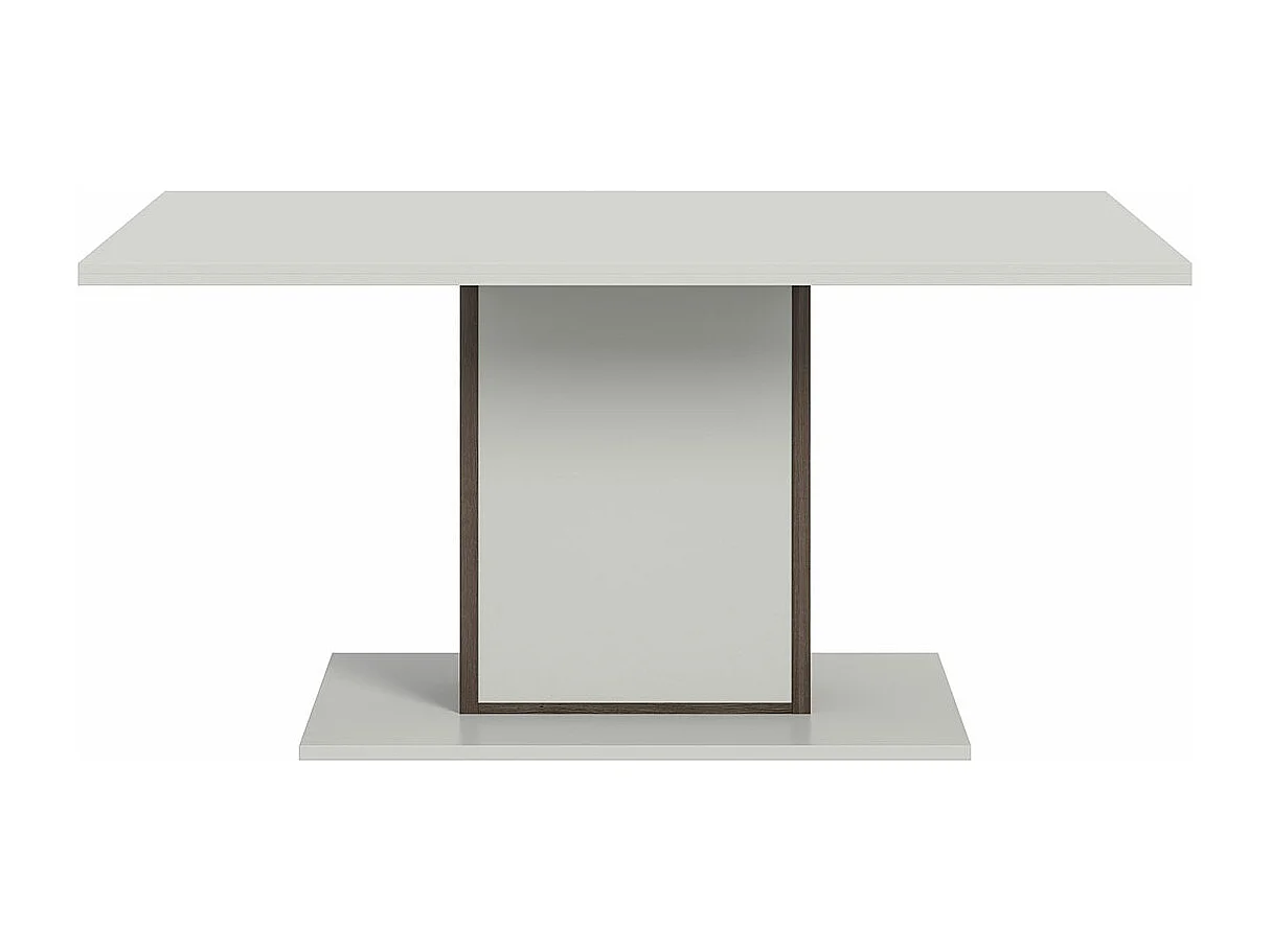 Falcona eetkamertafel 160x90 cm lichtgrijs.