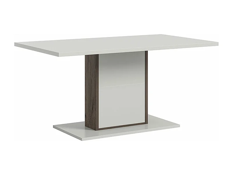 Falcona eetkamertafel 160x90 cm lichtgrijs.