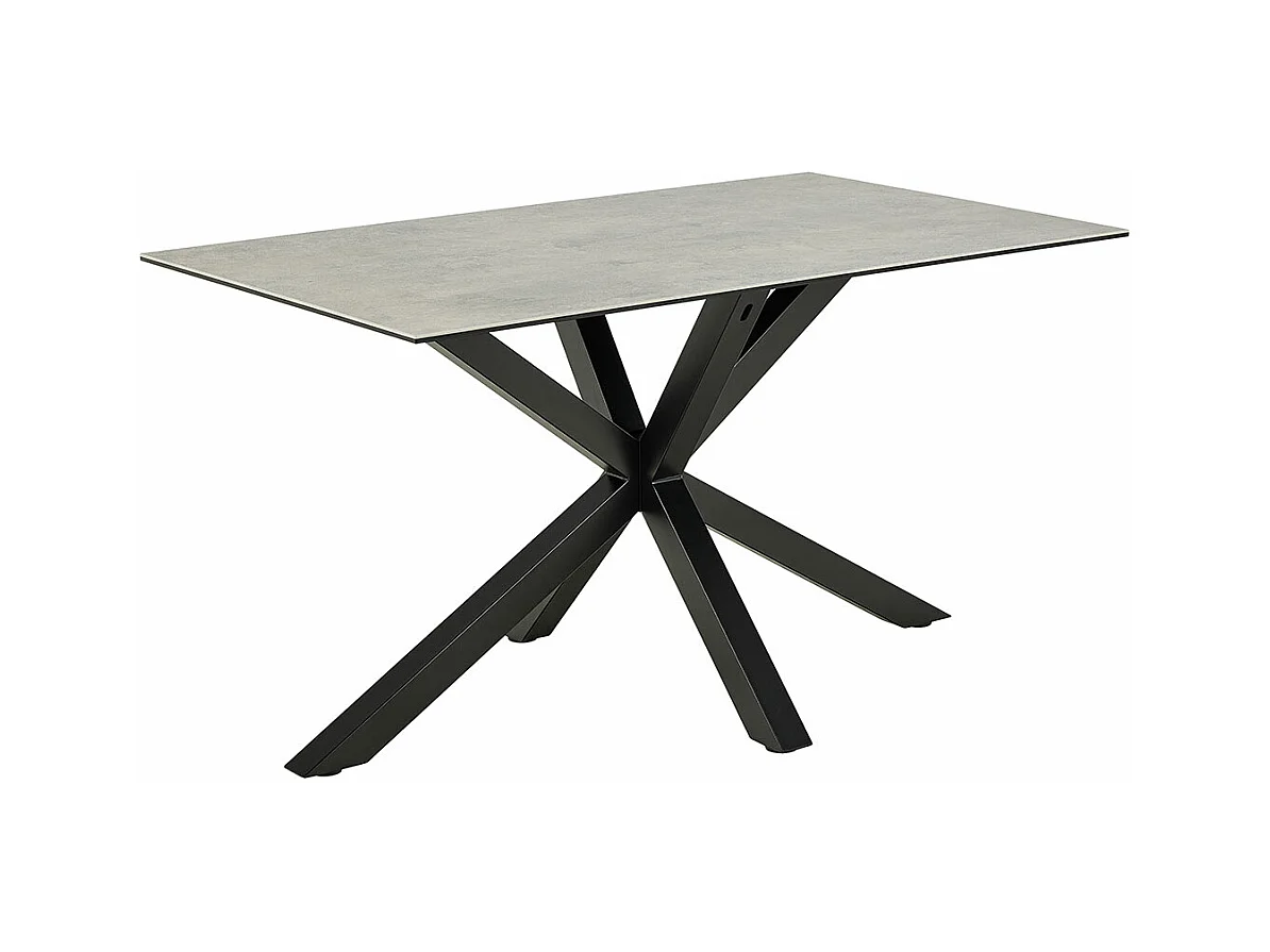 Heaven table de salle à manger 80x135 cm gris.