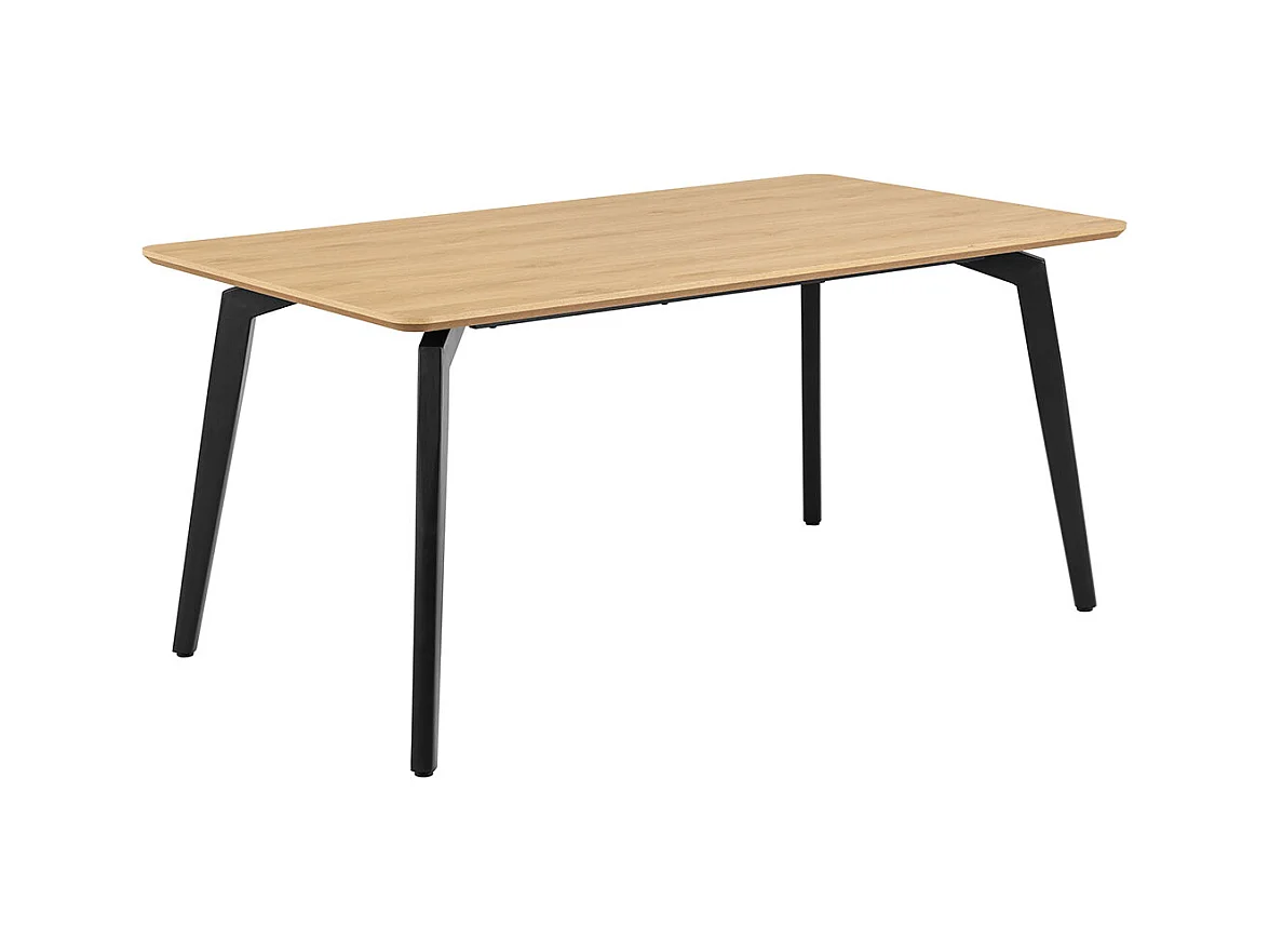 Cadiz table de salle à manger 90x160cm nature.