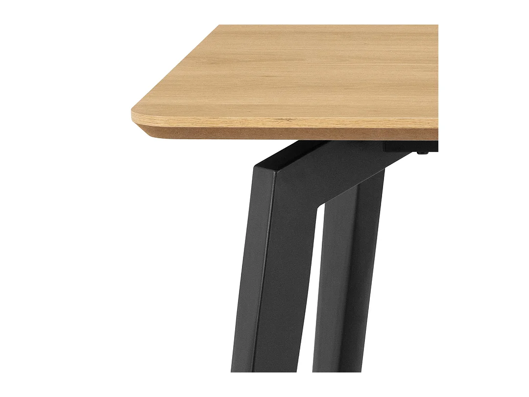 Cadiz table de salle à manger 90x160cm nature.