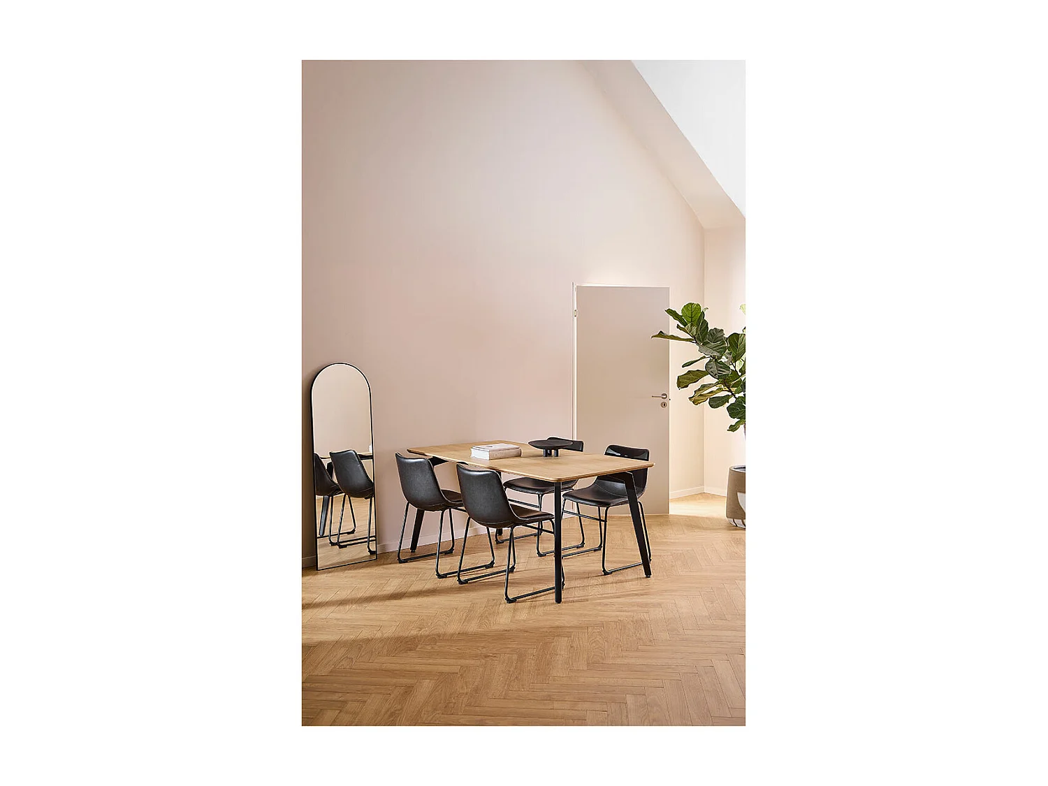 Cadiz Esstisch 90x160cm Natur.