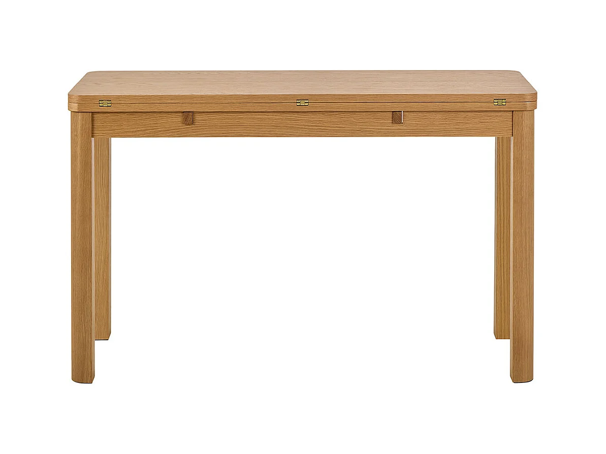 Southampton table de salle à manger 120x90cm avec 2 rallonges, nature.