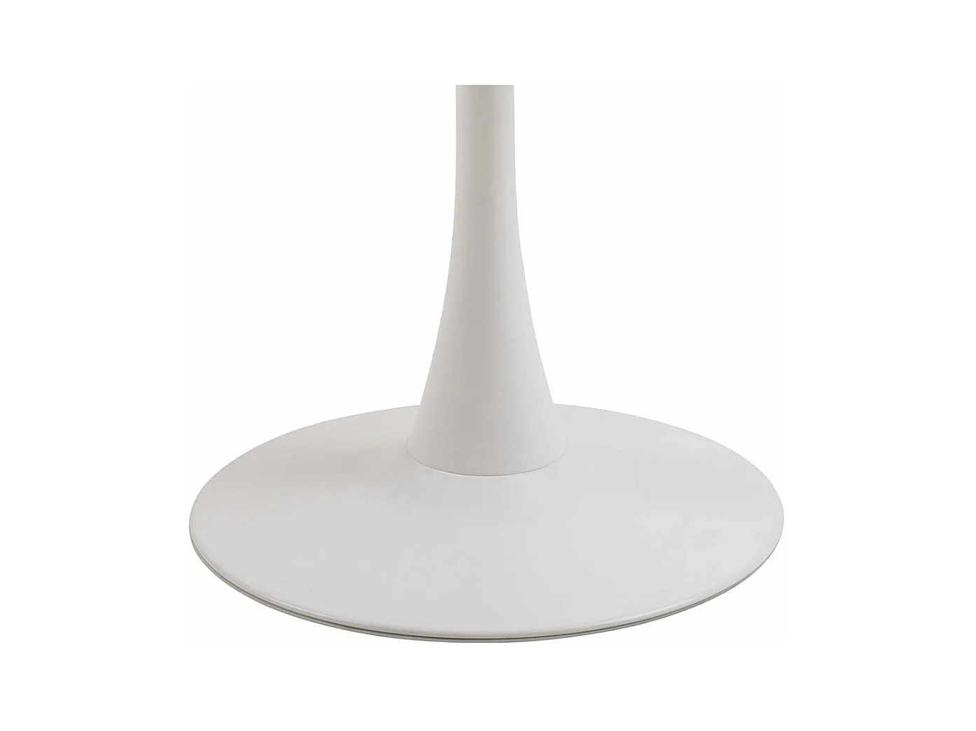 Malta table de salle à manger 90x90cm blanche.