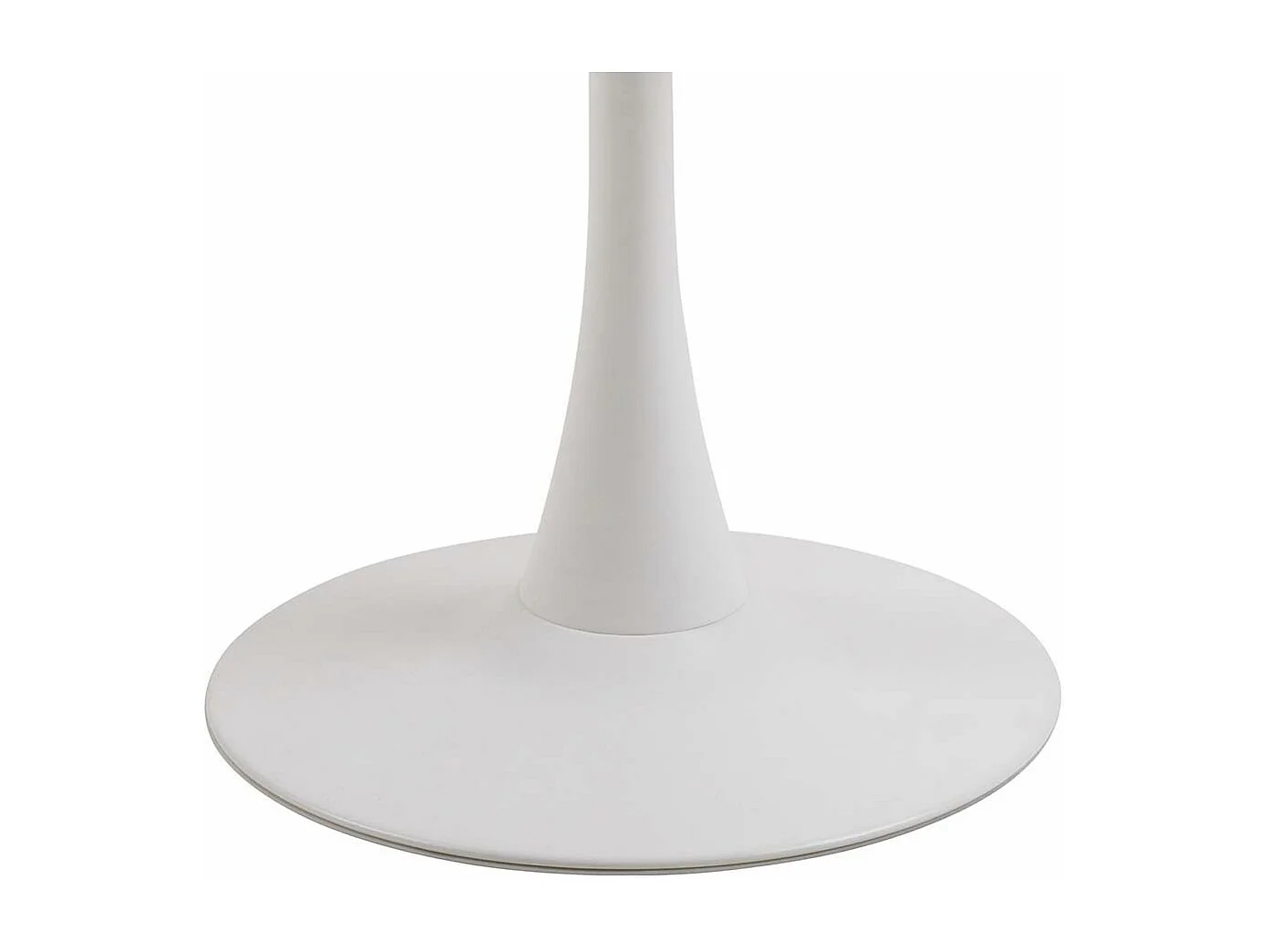 Malta table de salle à manger 90x90cm blanche.