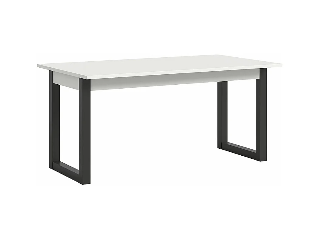 Seattle table de salle à manger 160x90 cm blanc.