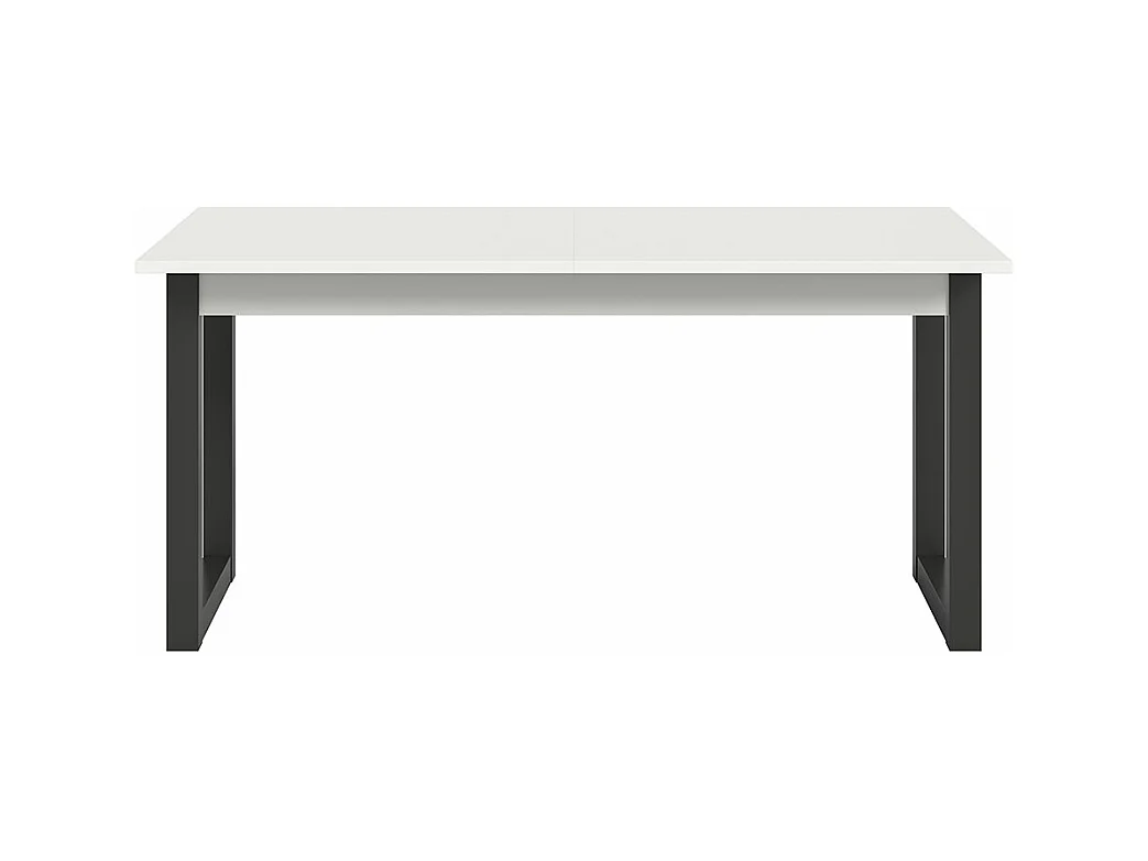 Seattle table de salle à manger 160x90 cm blanc.