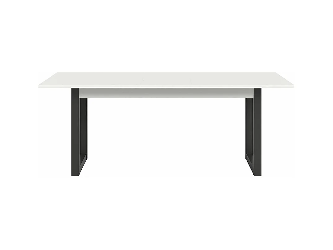Seattle table de salle à manger 160x90 cm blanc.