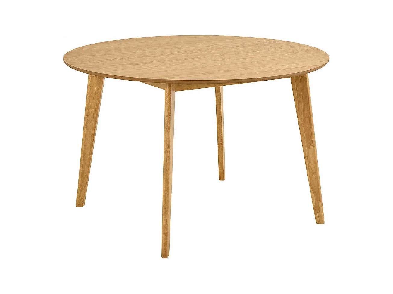 Roxby table de salle à manger 120x120cm nature.