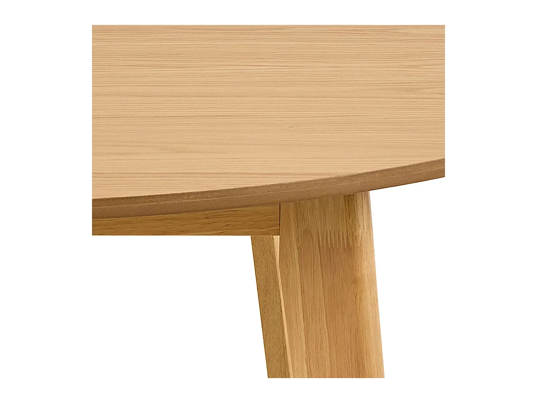 Roxby table de salle à manger 120x120cm nature.