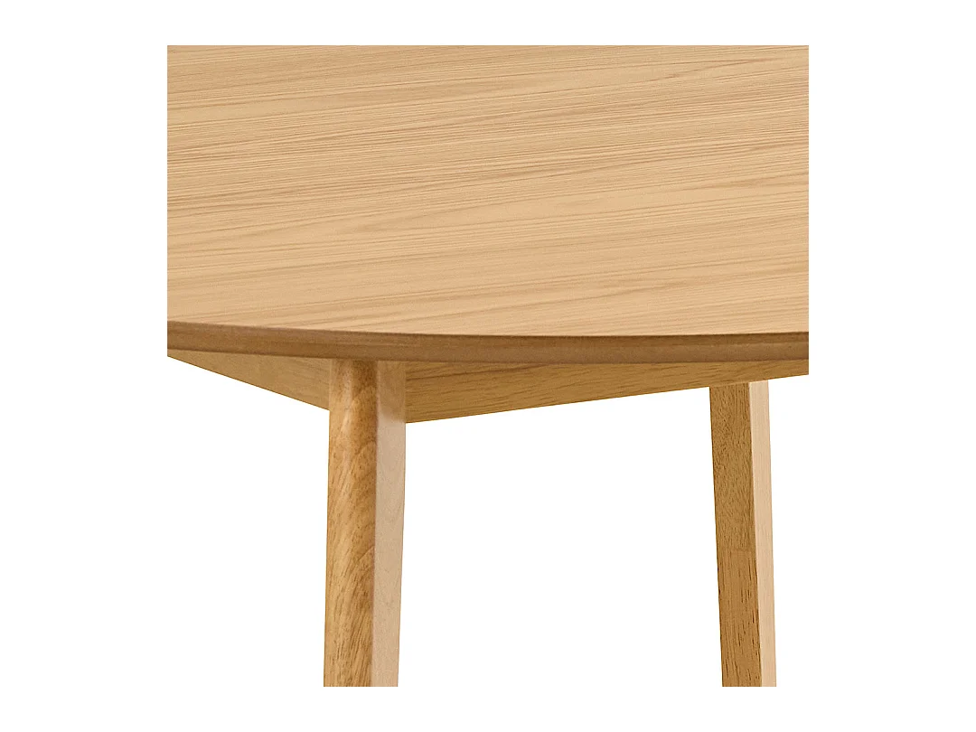 Roxby table de salle à manger 120x120cm nature.