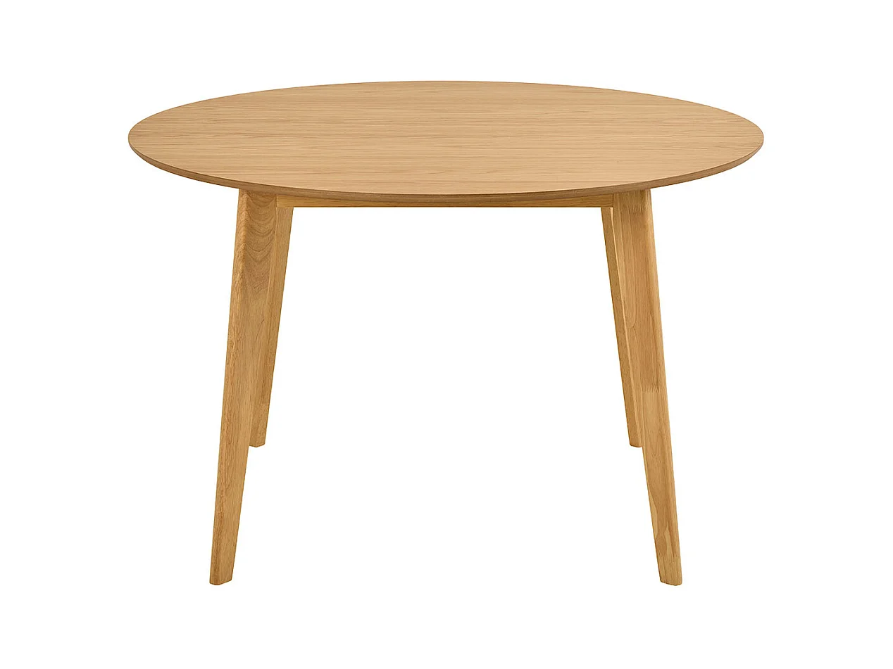 Roxby table de salle à manger 120x120cm nature.